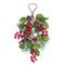 Deurhanger Kerstmis Rood Groen Natuurlijk Plastic 43 cm