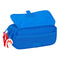 Pennenetui met 2 vakken Super Mario Play Blauw Rood 21,5 x 10 x 8 cm