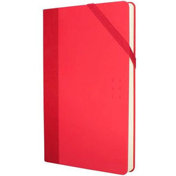 Notitieboekje Milan Paperbook Wit Rood