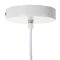 Plafondlamp 27 x 27 x 36 cm Aluminium Wit