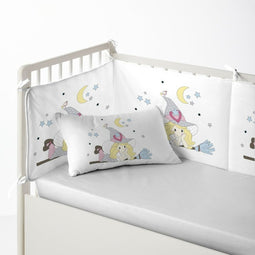 Wiegbeschermer Cool Kids Witch (60 x 60 x 60 + 40 cm)
