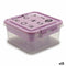 Doos-Juwelenkistje Paars Transparant Plastic 24,5 x 11,5 x 26 cm (12 Stuks)