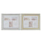 Fotolijsten DKD Home Decor Gouden Zilverkleurig Aluminium Kristal polyestyreen Traditioneel 47 x...
