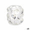 Kaarshouder Microbolletjes Transparant Kristal 8,4 x 9 x 8,4 cm (12 Stuks)