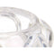 Kaarshouder Microbolletjes Transparant Kristal 8,4 x 9 x 8,4 cm (12 Stuks)