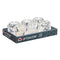 Kaarshouder Microbolletjes Transparant Kristal 8,4 x 9 x 8,4 cm (12 Stuks)