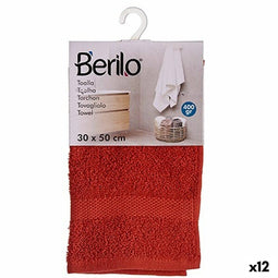 Badhanddoek Terracottakleur 30 x 50 cm (12 Stuks)