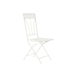 Trädgårdsstol DKD Home Decor Wit Metaal 40 x 48 x 93 cm