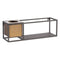 Planken 40 x 12 x 13,5 cm Zwart Gouden Metaal