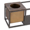 Planken 40 x 12 x 13,5 cm Zwart Gouden Metaal