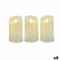 Kaarsenset Draait LED Crème 8 x 13 x 8 cm (6 Stuks)
