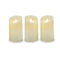Kaarsenset Draait LED Crème 8 x 13 x 8 cm (6 Stuks)