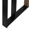 Console Zwart Natuurlijk Ijzer Hout MDF 110 x 30 x 75 cm