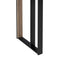 Console Zwart Natuurlijk Ijzer Hout MDF 110 x 30 x 75 cm