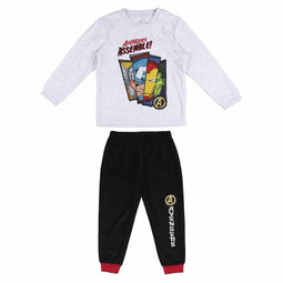 Pyjama Kinderen The Avengers Grijs Maat 6 Jaar