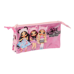 Pennenetui met 2 vakken Na!Na!Na! Surprise Fabulous Roze 22 x 12 x 3 cm