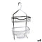 Douchehanger Confortime Chromed Aluminium Zilverkleurig 27,5 x 12,5 x 63 cm (4 Stuks)