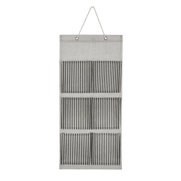 Multi-Functionele Organiser Versa Zwart Voor aan de muur 56 x 26 cm