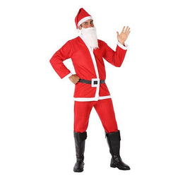 Kerstman Kostuums voor Volwassenen Rood Polyester (M/L)