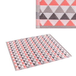 Outdoor Carpet Safos Grijs Koraal Polypropyleen 140 x 200 cm