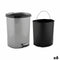 Pedaalemmer Donker grijs Plastic 11 L (6 Stuks)