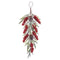 Deurhanger Kerstmis Rood Multicolour Plastic Ananas 63 cm