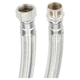 Slang Fontastock Roestvrij staal AISI 304 EPDM Mannelijk 1/2" - Vrouwelijk 1/2" 30 cm