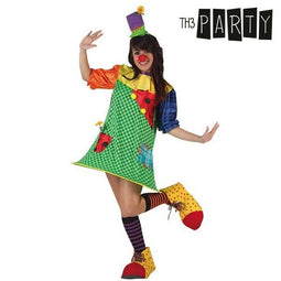 Kostuums voor Volwassenen Clown Multicolour XS/S Maat XS/S