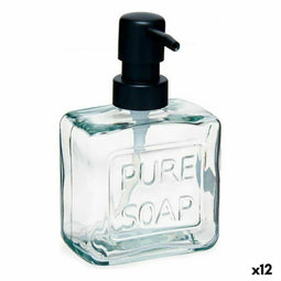 Zeepdispenser Pure Soap 250 ml Kristal Transparant Plastic (12 Stuks)