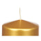 Kaars Gouden 9 x 10 x 9 cm (12 Stuks)