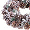 Kerstkroon Multicolour Plastic Foam Ananas 35 x 35 x 9 cm