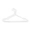 Kleerhangerset Wit Metaal Siliconen 39,5 x 20 x 0,5 cm (24 Stuks)