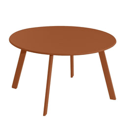 Tafel Marzia Terra cotta Staal 70 x 70 x 40 cm