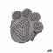 Borstel Huisdieren 11 x 3 x 10,5 cm Grijs Metaal Siliconen (24 Stuks)