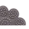 Borstel Huisdieren 11 x 3 x 10,5 cm Grijs Metaal Siliconen (24 Stuks)