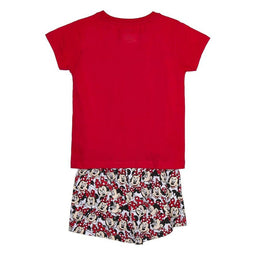 Zomerpyjama Minnie Mouse Rood Maat 6 Jaar