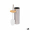Toiletborstel Zilverkleurig Bamboe Roestvrij staal 9,5 x 27,5 x 9,5 cm (6 Stuks)