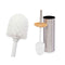 Toiletborstel Zilverkleurig Bamboe Roestvrij staal 9,5 x 27,5 x 9,5 cm (6 Stuks)