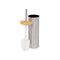 Toiletborstel Zilverkleurig Bamboe Roestvrij staal 9,5 x 27,5 x 9,5 cm (6 Stuks)
