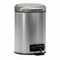 Pedaalemmer Andrea House Metaal Zilver 3 L (Ø 17,5 x 23 cm)