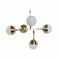 Plafondlamp DKD Home Decor Metaal Kristal Gouden (74 x 52 x 168 cm)