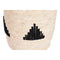 Mandenset Home ESPRIT Zwart Grijs Natuurlijk Zeegras Boho 33 x 33 x 40 cm (2 Stuks)
