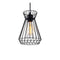 Plafondlamp EDM Zwart Metaal 60 W (19 x 26 x 130 cm)
