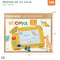 Magisch Schoolbord Woomax Zookabee Tijger Hout 30 x 2,5 x 26 cm (6 Stuks)