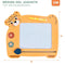 Magisch Schoolbord Woomax Zookabee Tijger Hout 30 x 2,5 x 26 cm (6 Stuks)