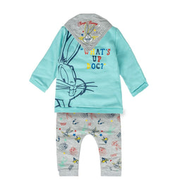 Joggingpak voor baby Looney Tunes Blauw Maat 6-9 Maanden