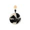 Bureaulamp Home ESPRIT Metaal Mangohout 30 x 30 x 39 cm