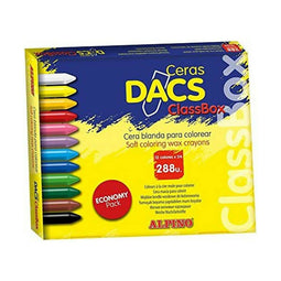 Gekleurde was Alpino Classbox 288 Stuks Doos Multicolour