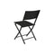 Tafel met twee stoelen Home ESPRIT Zwart Staal Synthetische rotan 58 x 58 x 71,5 cm