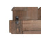 Wandspiegel DKD Home Decor Verouderde afwerking Kristal Metaal Bruin (40 x 9 x 68 cm)